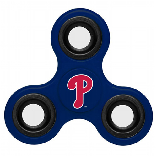 MLB Philadelphia Phillies 3 Way Fidget Spinner F56 - Royal